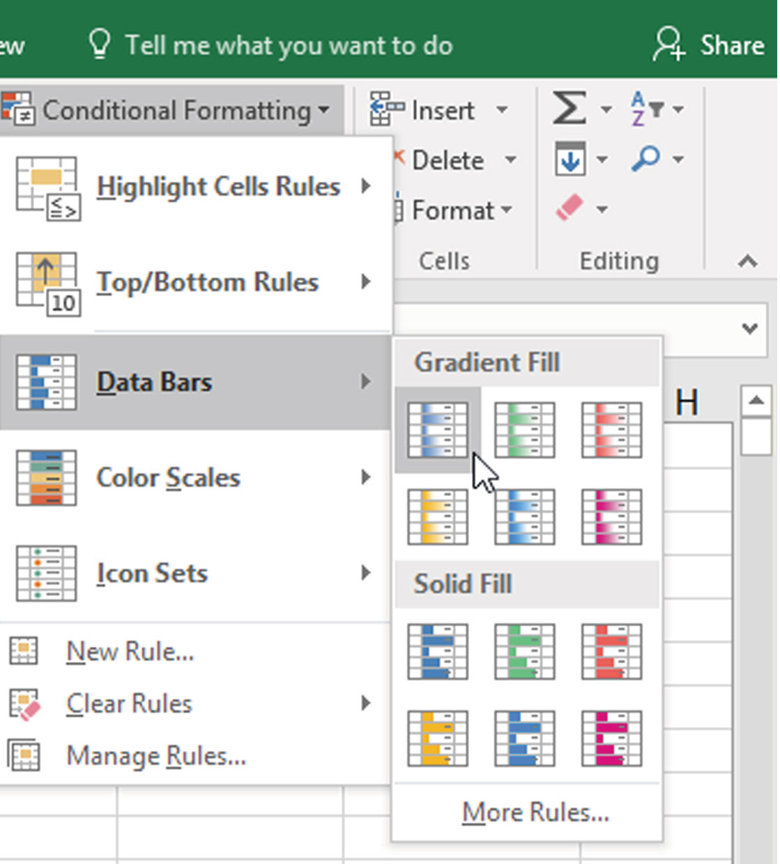 Use Graphics To Compare Cell Values In Excel Pryor Learning